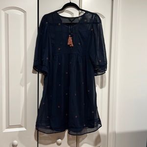 Lucky Brand sheer dress